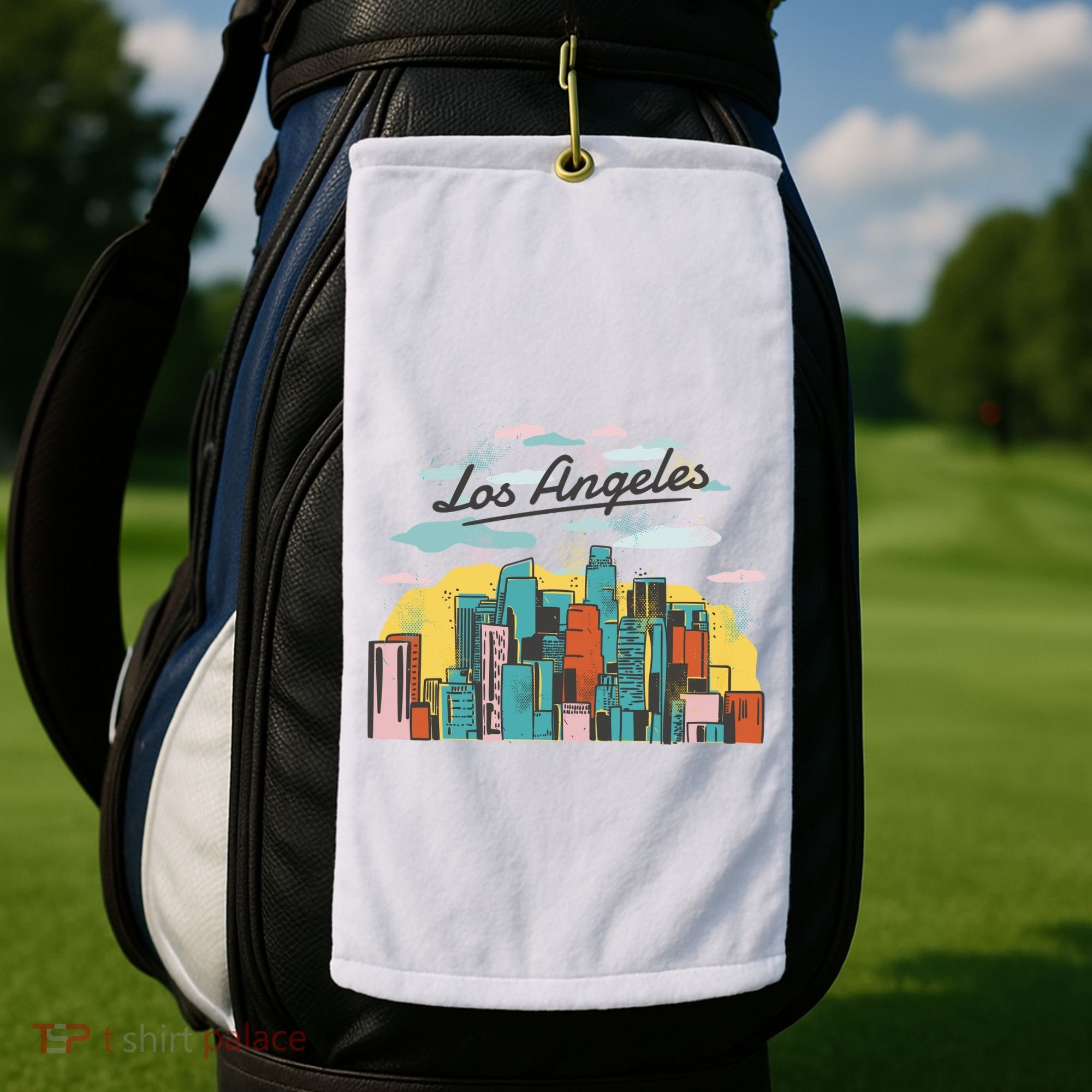 Los Angeles City View Golf Towel