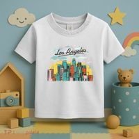 Los Angeles City View Toddler T-Shirt thumb 3