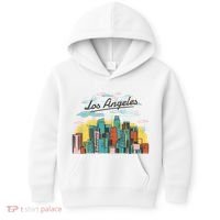 Los Angeles City View Kids Hoodie thumb 0