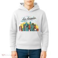 Los Angeles City View Kids Hoodie thumb 4