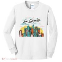 Los Angeles City View Kids Long Sleeve Shirt thumb 0