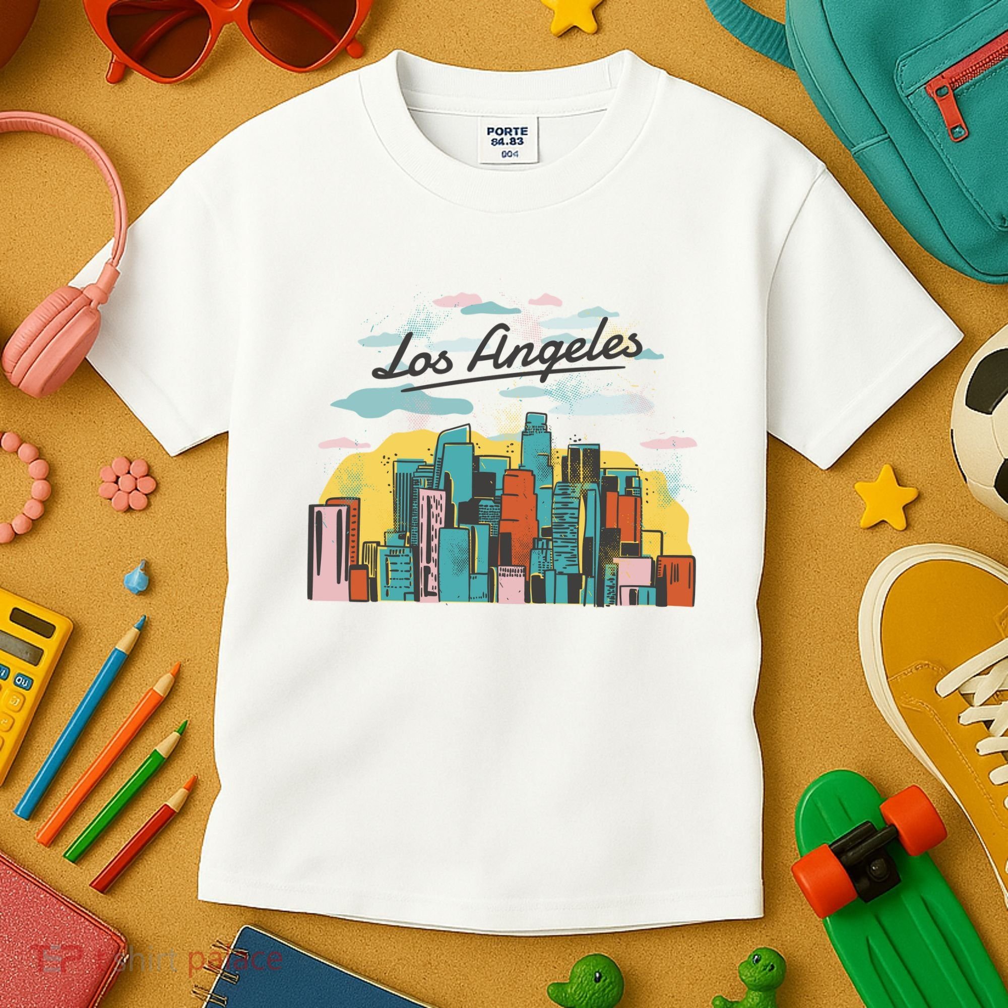 Los Angeles City View Kids T-Shirt