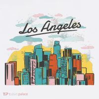 Los Angeles City View Kids T-Shirt thumb 4