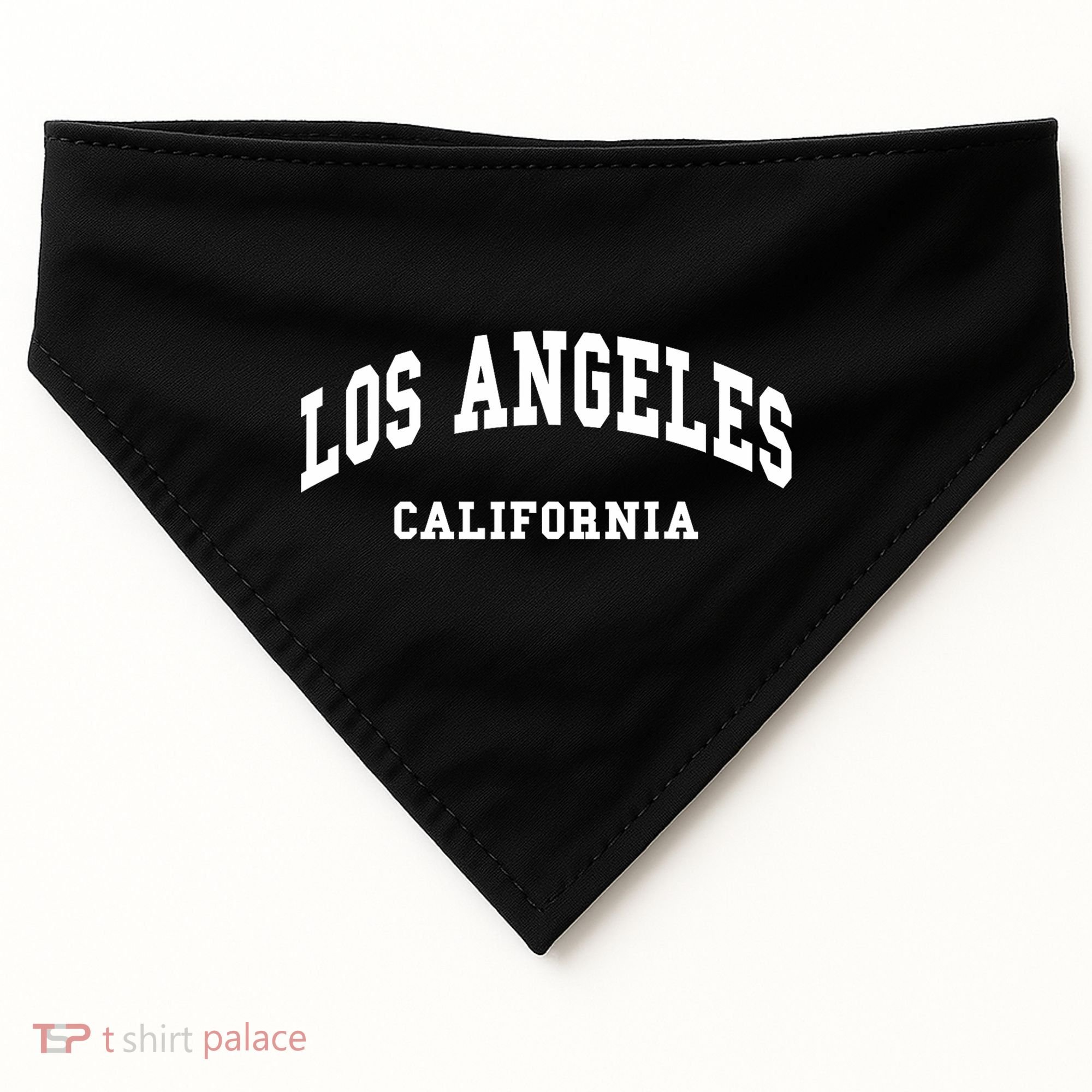 Los Angeles California LA CA Throwback USA-Made Doggie Bandana