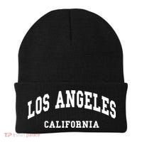 Los Angeles California LA CA Throwback Beanie thumb 0