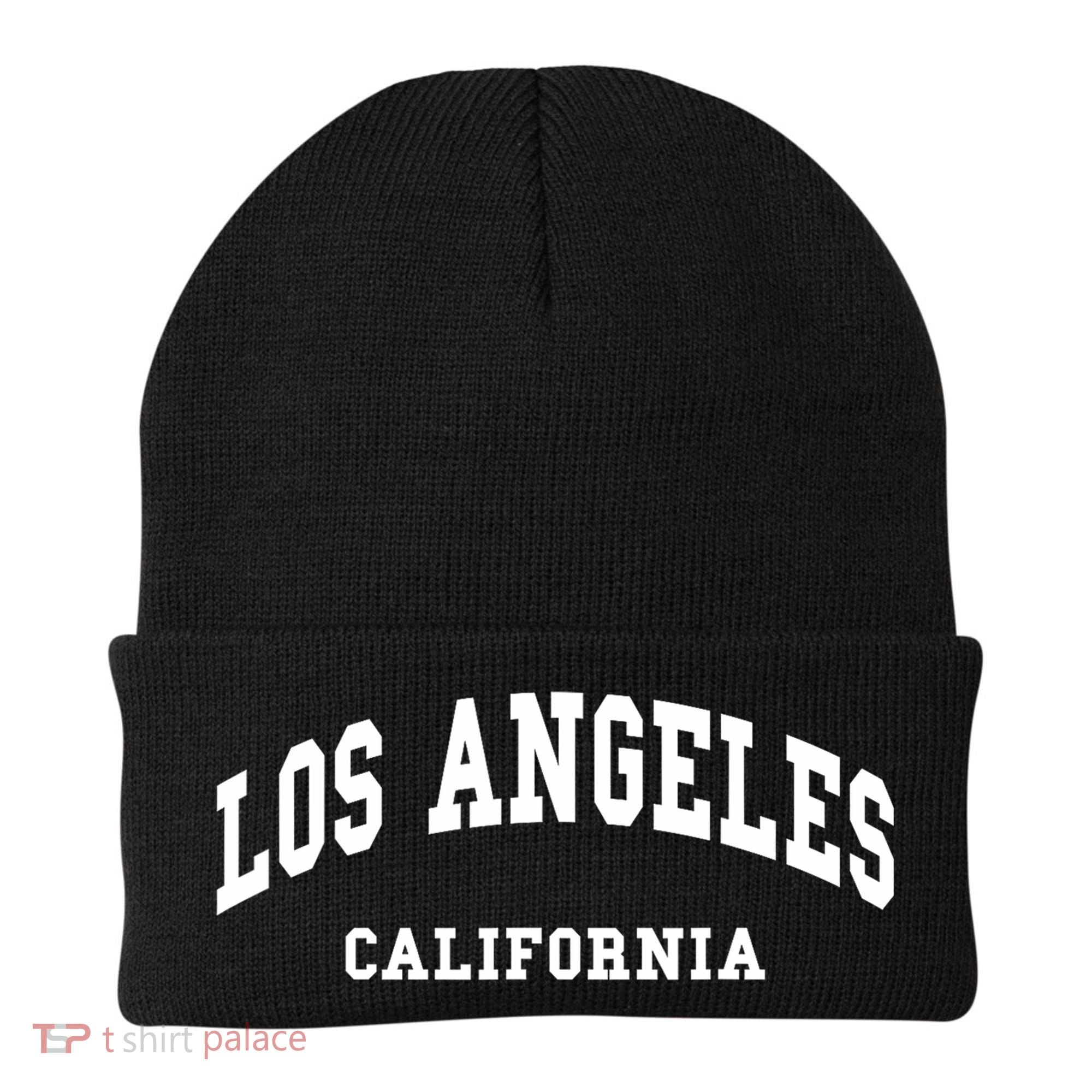 Los Angeles California LA CA Throwback Beanie