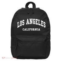 Los Angeles California LA CA Throwback 16 in Basic Backpack thumb 0