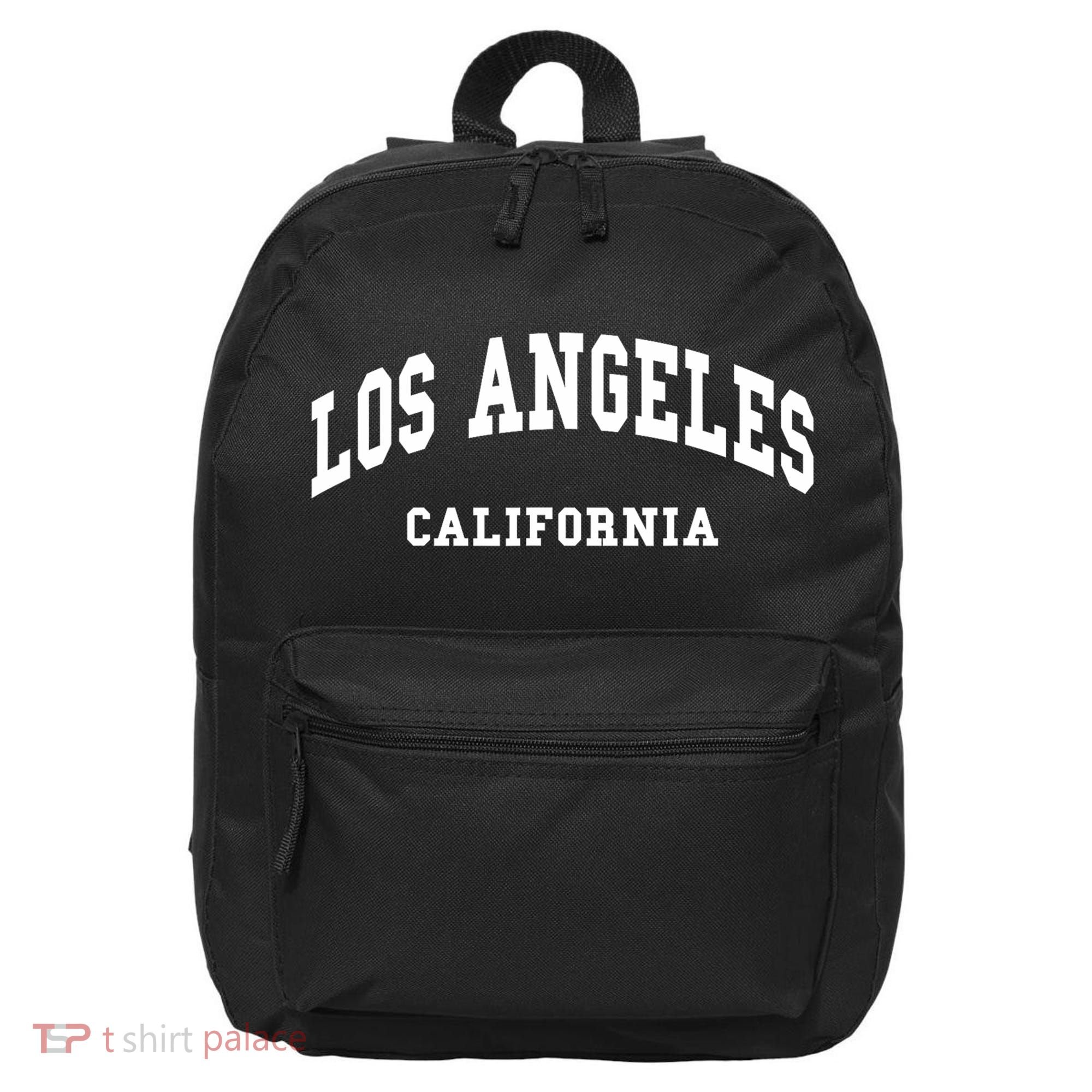 Los Angeles California LA CA Throwback 16 in Basic Backpack