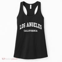Los Angeles California LA CA Throwback Women's Tank Top thumb 0