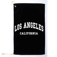 Los Angeles California LA CA Throwback Golf Towel thumb 0