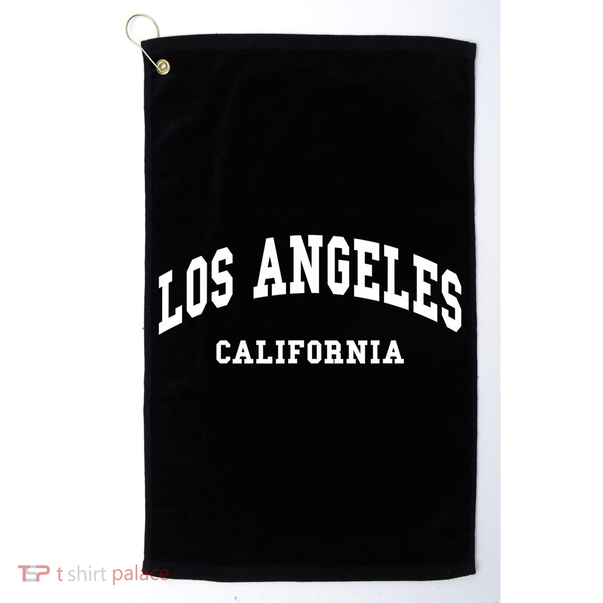 Los Angeles California LA CA Throwback Golf Towel
