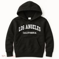 Los Angeles California LA CA Throwback Kids Hoodie thumb 0