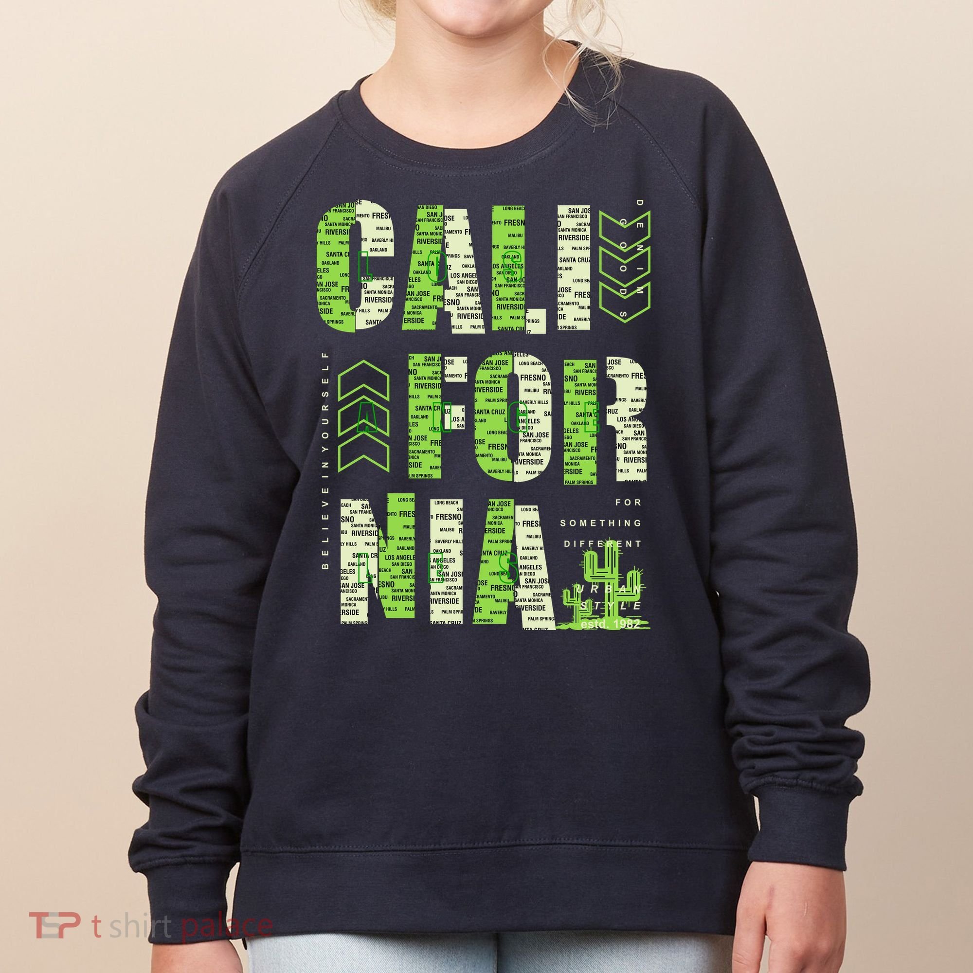 Los Angeles California Lettering Urban Women's Sweatshirt