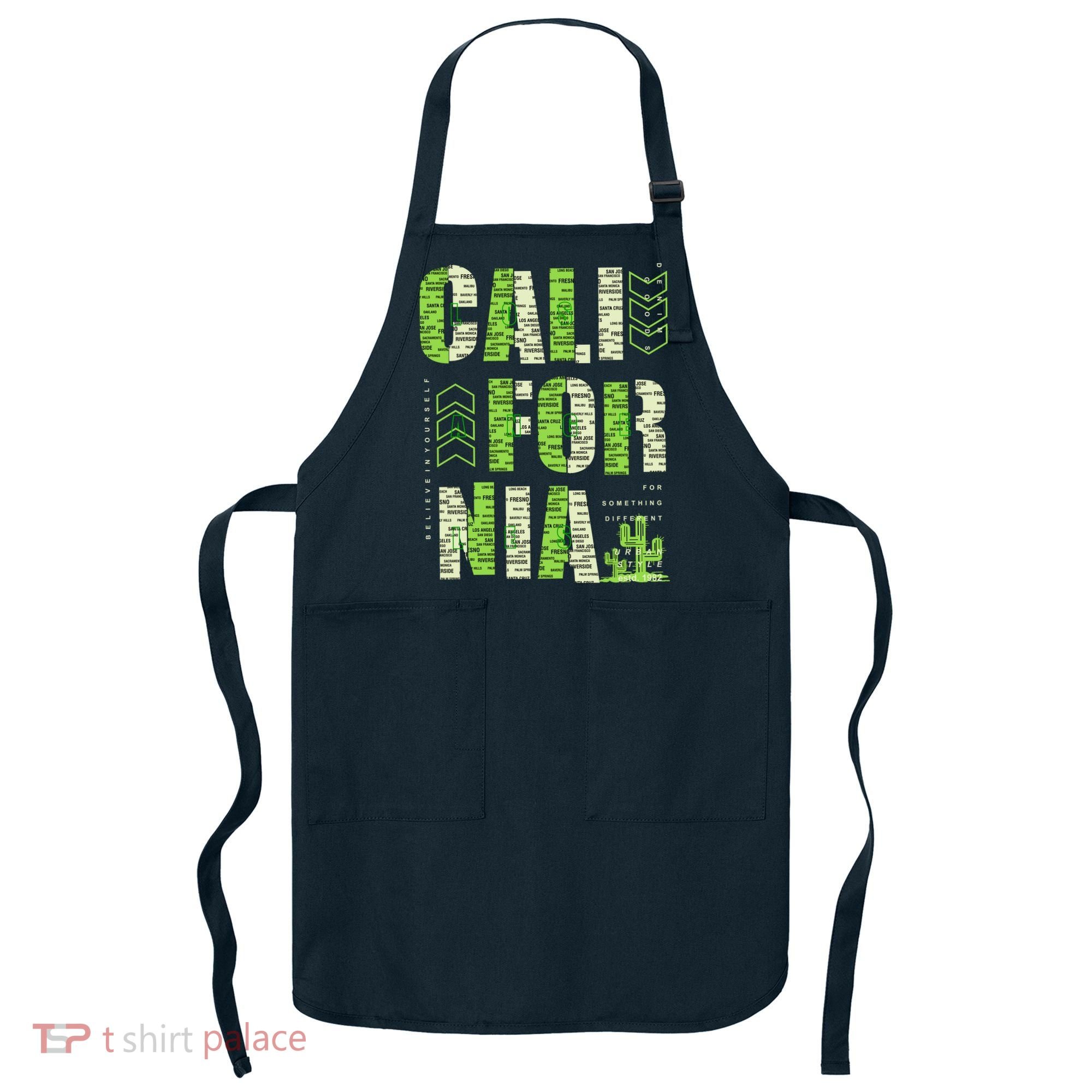 Los Angeles California Lettering Urban Apron