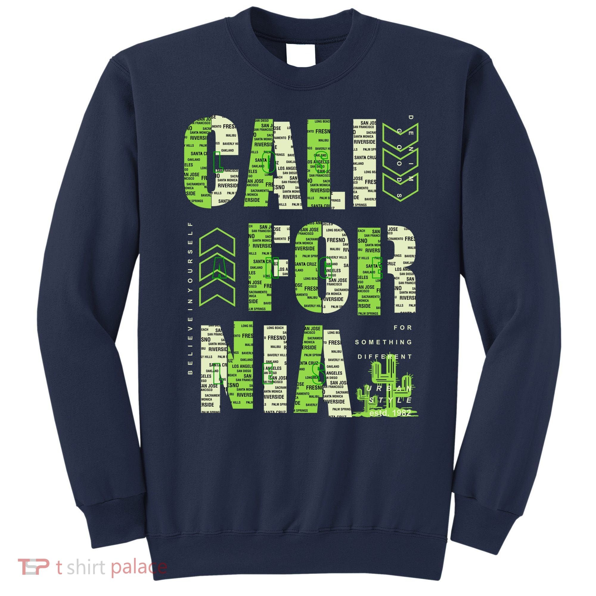 Los Angeles California Lettering Urban Sweatshirt