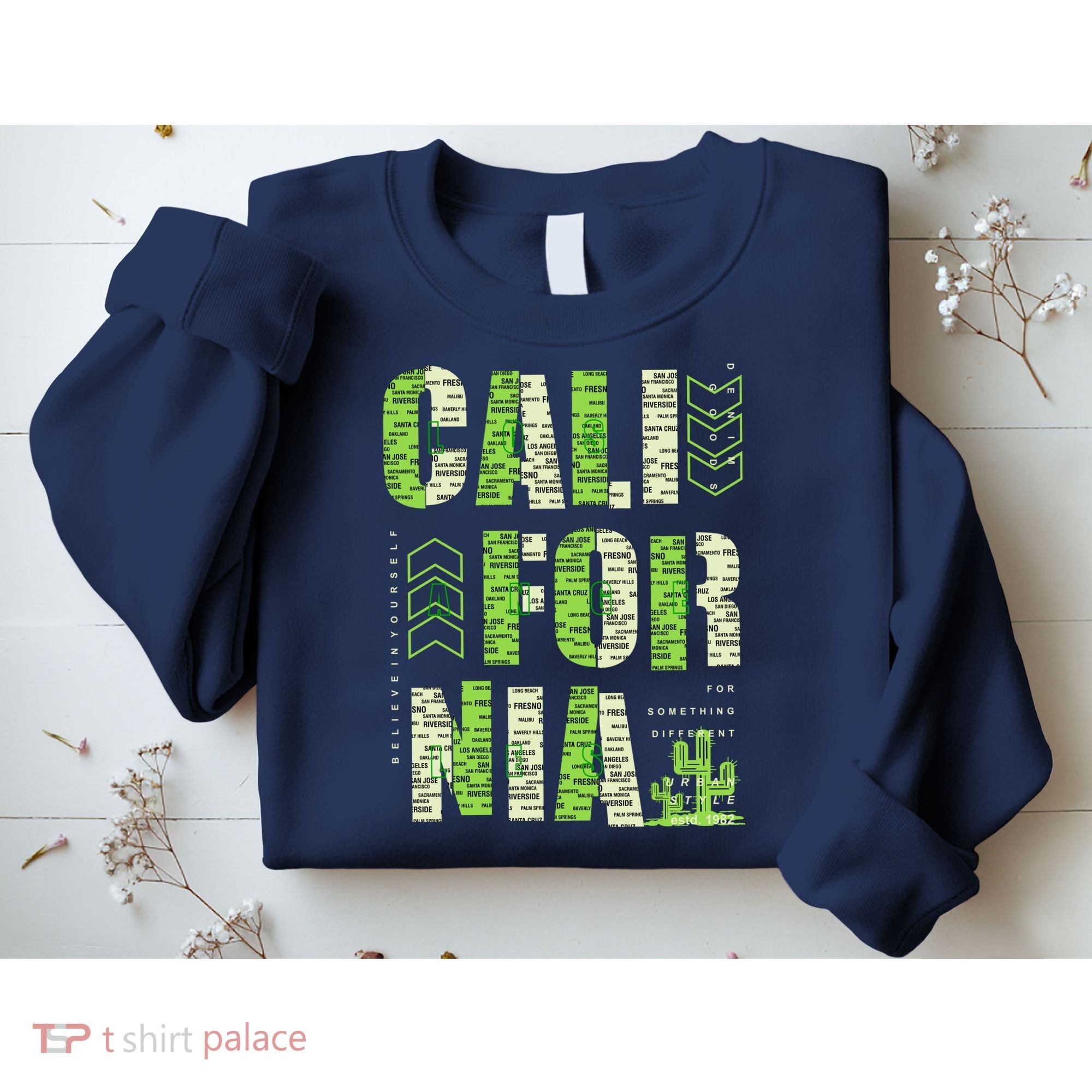 Los Angeles California Lettering Urban Sweatshirt