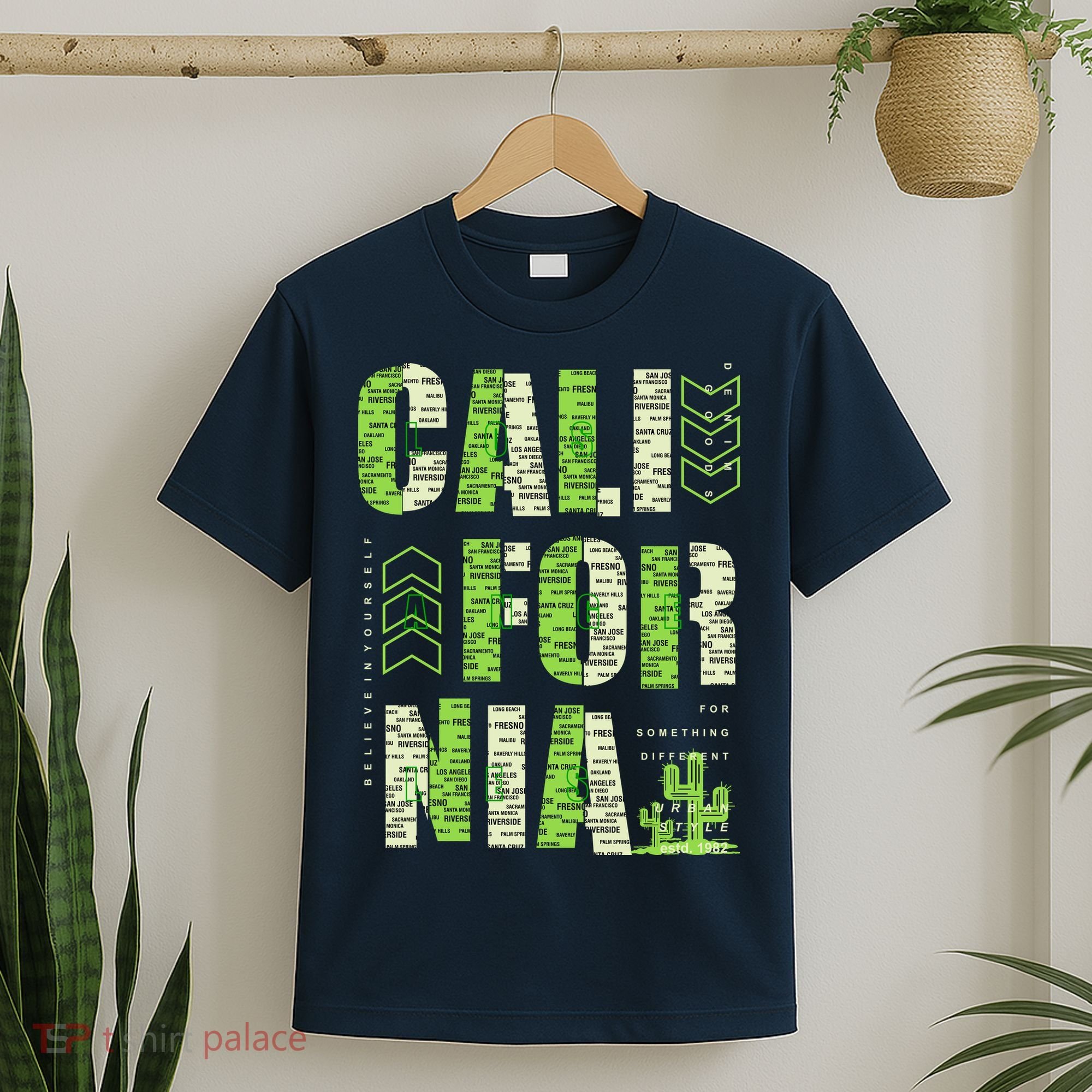 Los Angeles California Lettering Urban T-Shirt