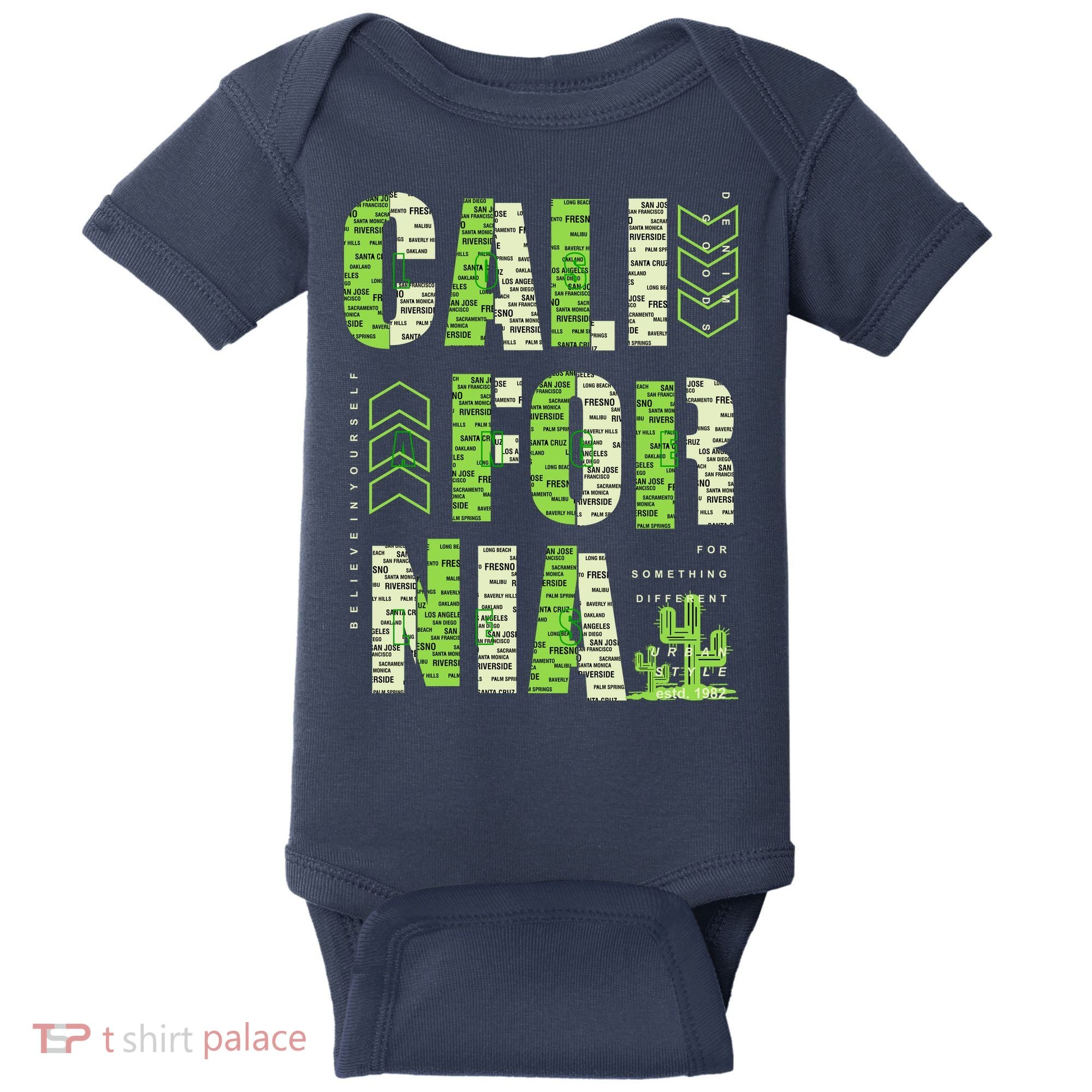 Los Angeles California Lettering Urban Baby Bodysuit