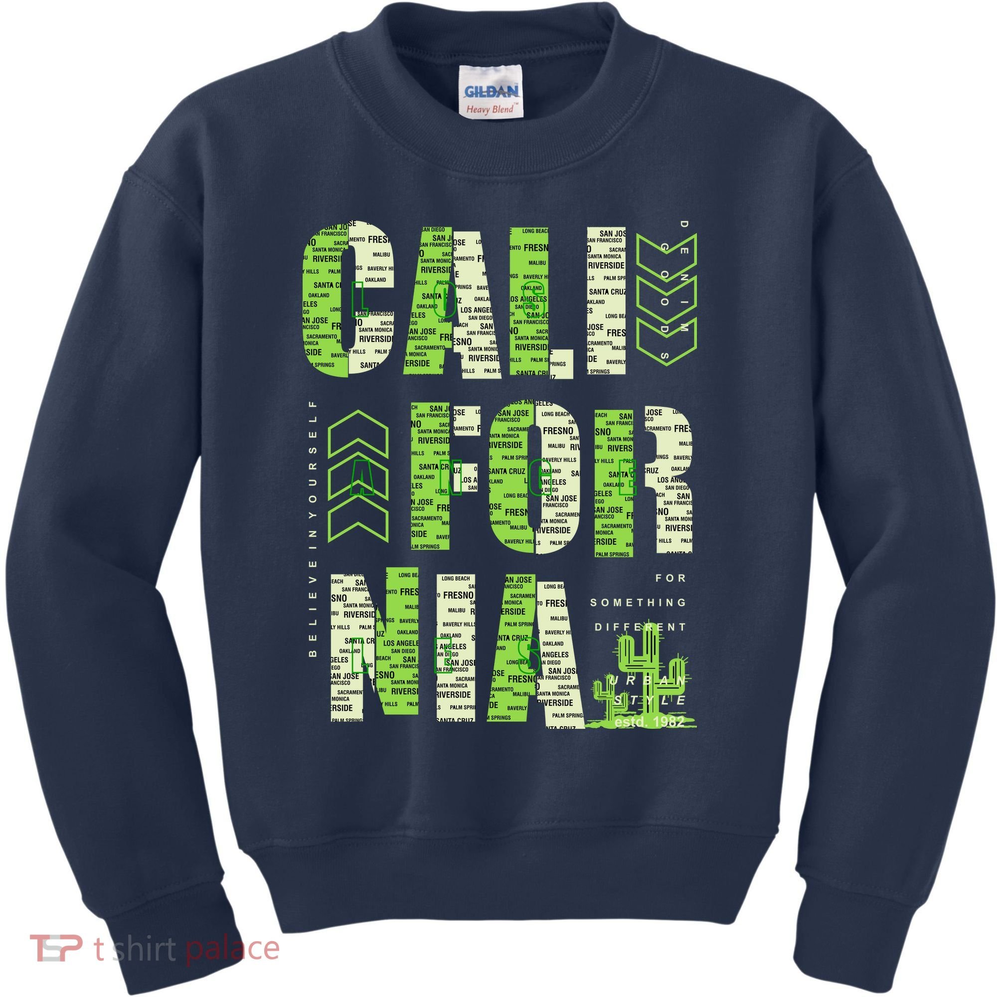 Los Angeles California Lettering Urban Kids Sweatshirt