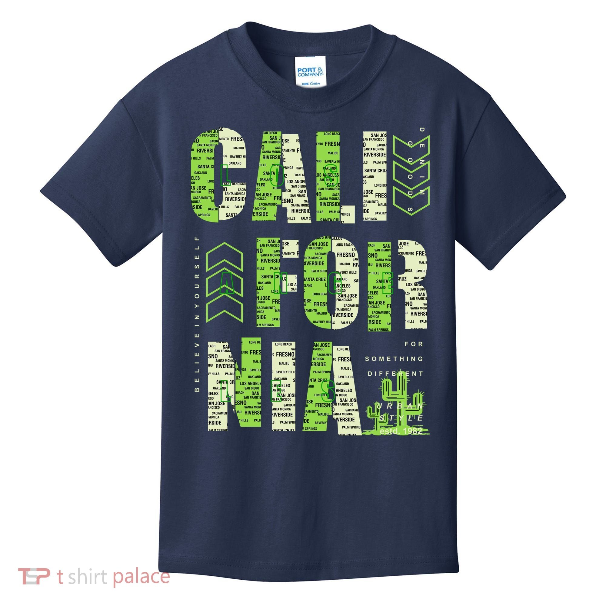 Los Angeles California Lettering Urban Kids T-Shirt