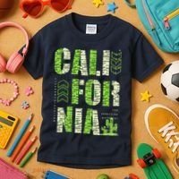 Los Angeles California Lettering Urban Kids T-Shirt thumb 3