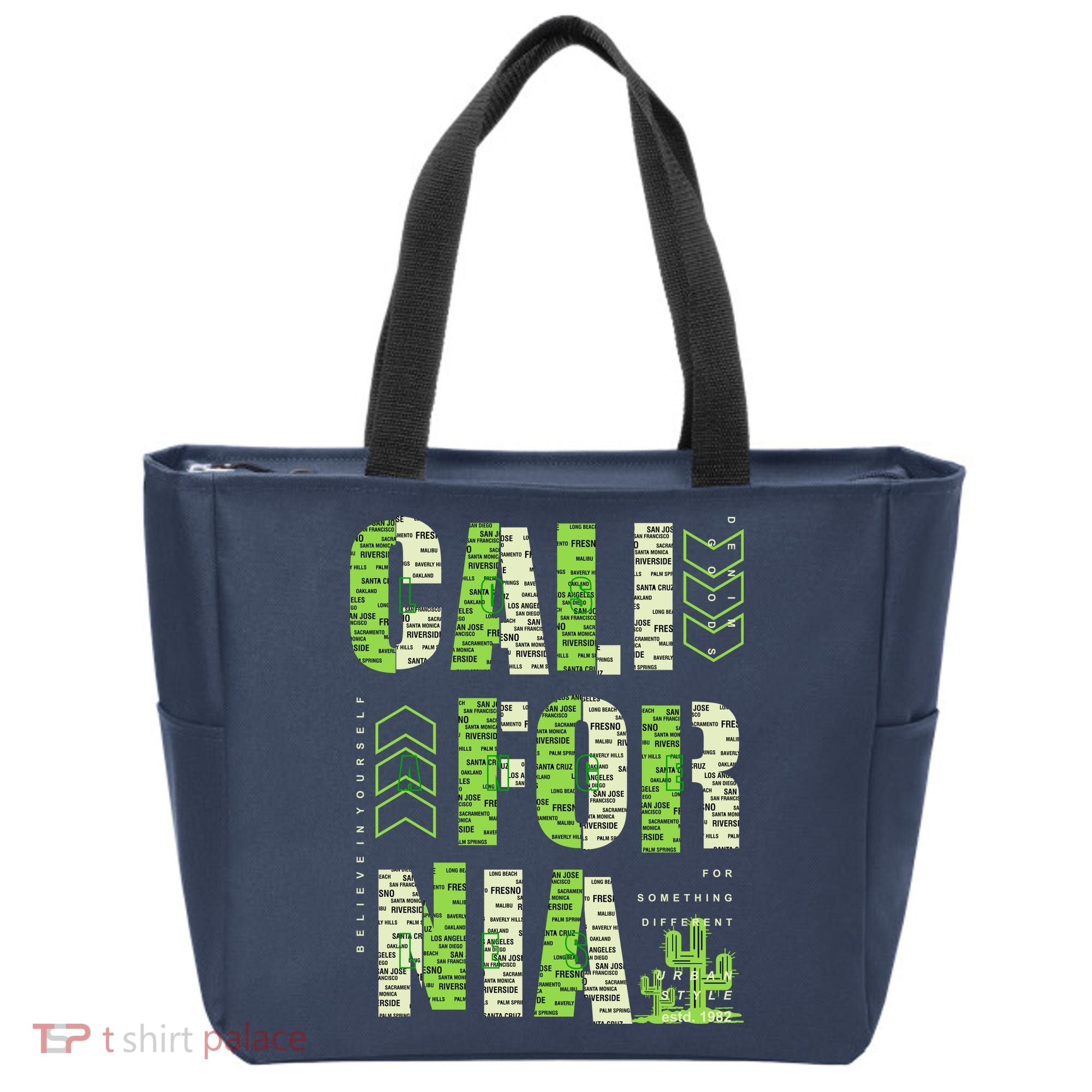 Los Angeles California Lettering Urban Tote Bag