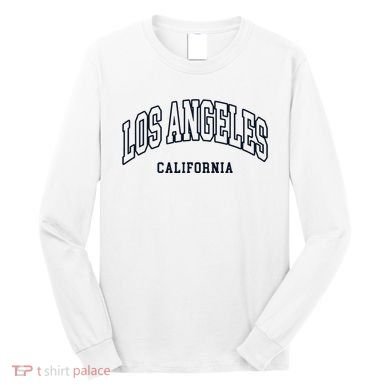 Los Angeles California Throwback Design Classic Long Sleeve Shirt