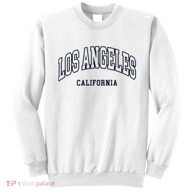 Los Angeles California Throwback Design Classic Sweatshirt