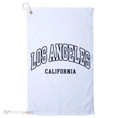 Los Angeles California Throwback Design Classic Golf Towel
