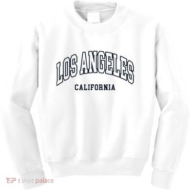 Los Angeles California Throwback Design Classic Kids Sweatshirt