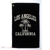 Los Angeles California Golf Towel thumb 0