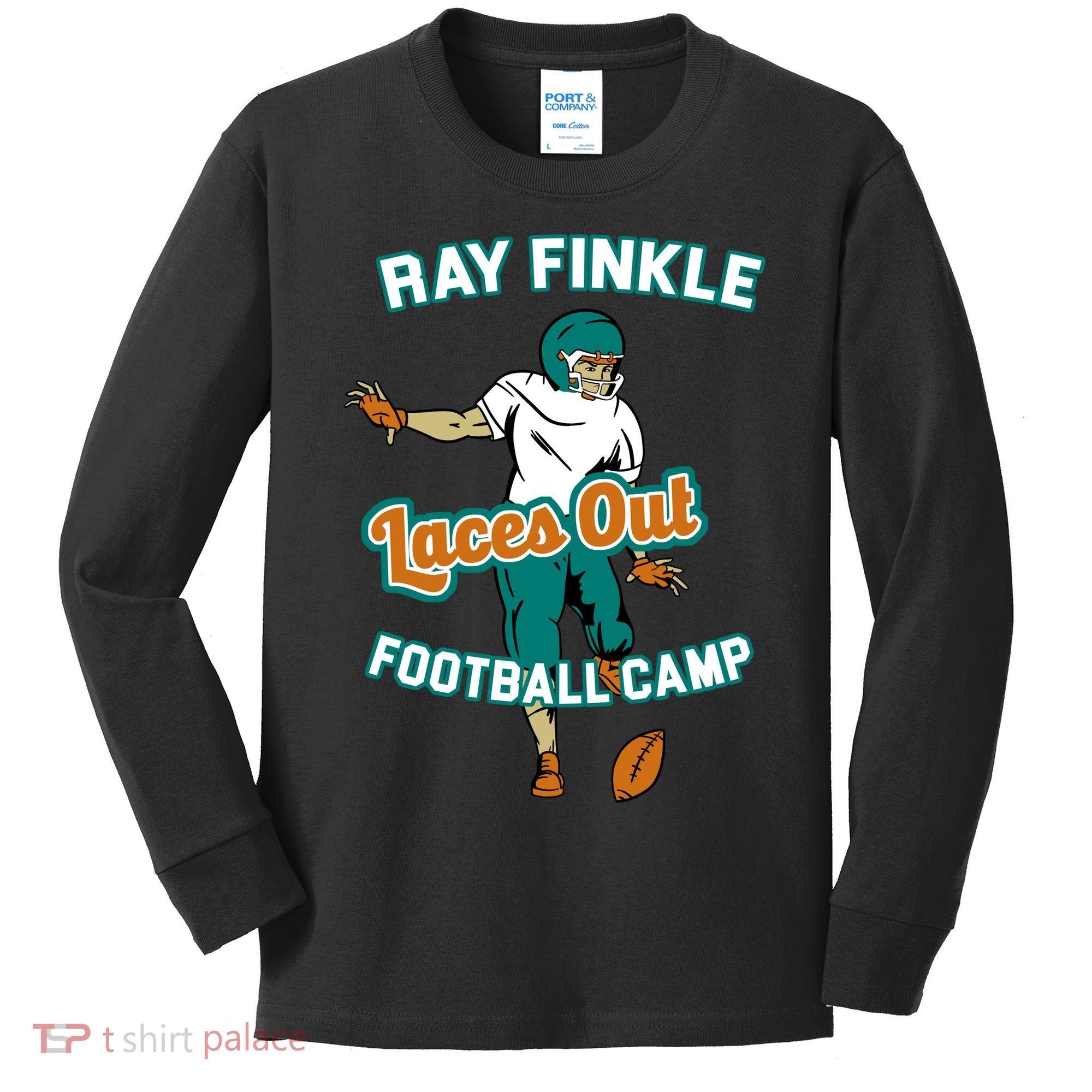 Laces Out Ray Finkle Football Camp Kids Long Sleeve Shirt