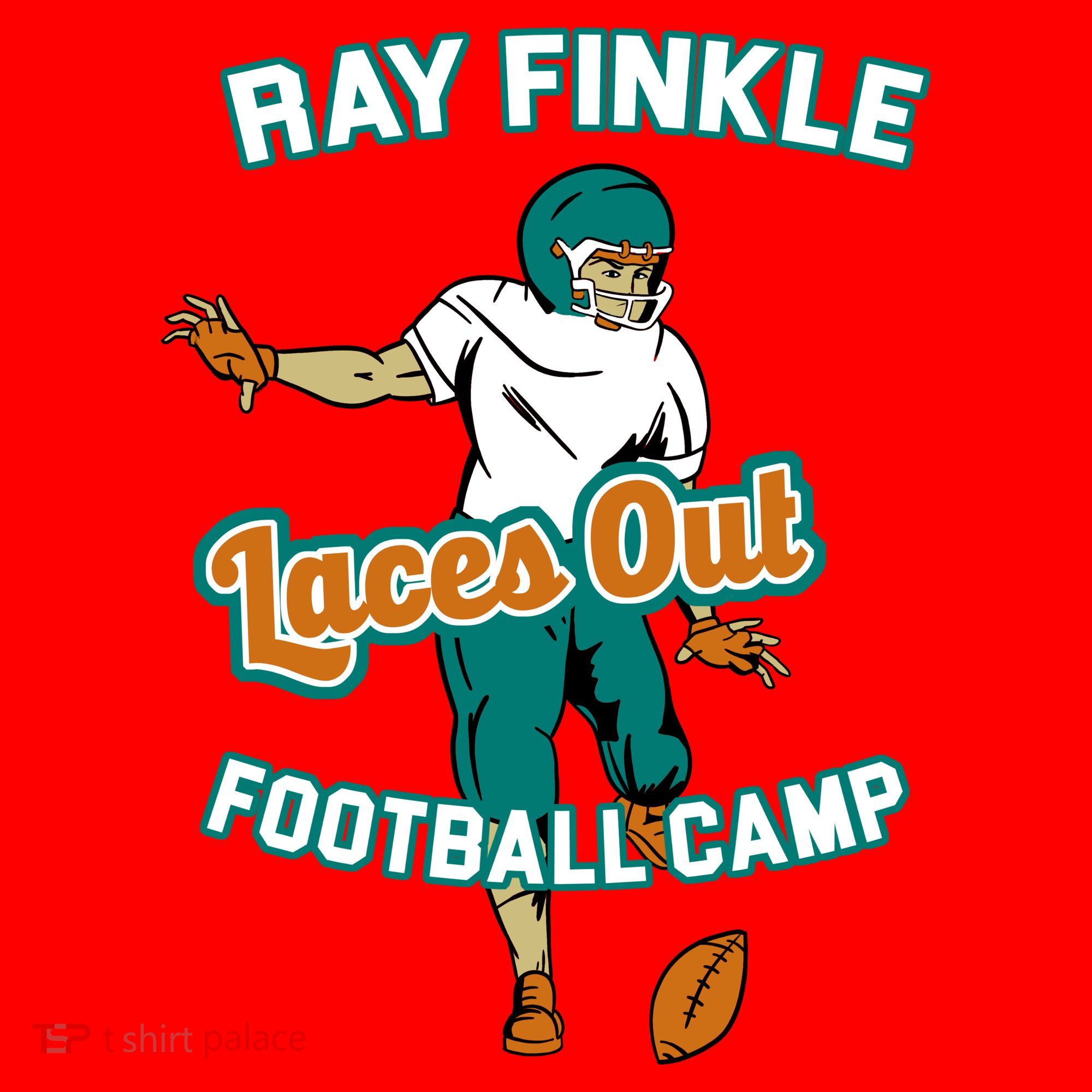 Laces Out Ray Finkle Football Camp Santa Hat