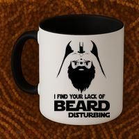 Lack Of Beard Disturbing Coffee Mug thumb 2