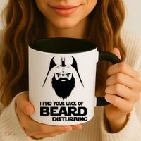 Lack Of Beard Disturbing Coffee Mug thumb 3