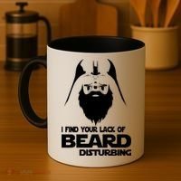 Lack Of Beard Disturbing Coffee Mug thumb 4