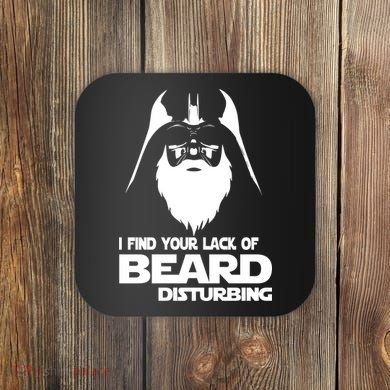 Lack Of Beard Disturbing Coaster