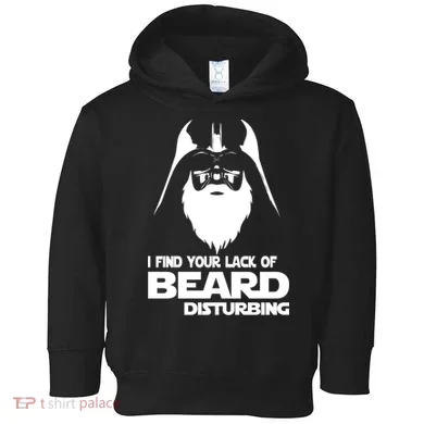 Lack Of Beard Disturbing Toddler Hoodie