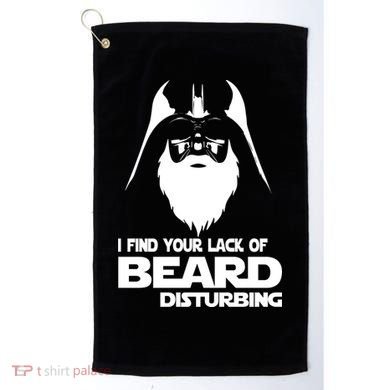Lack Of Beard Disturbing Golf Towel