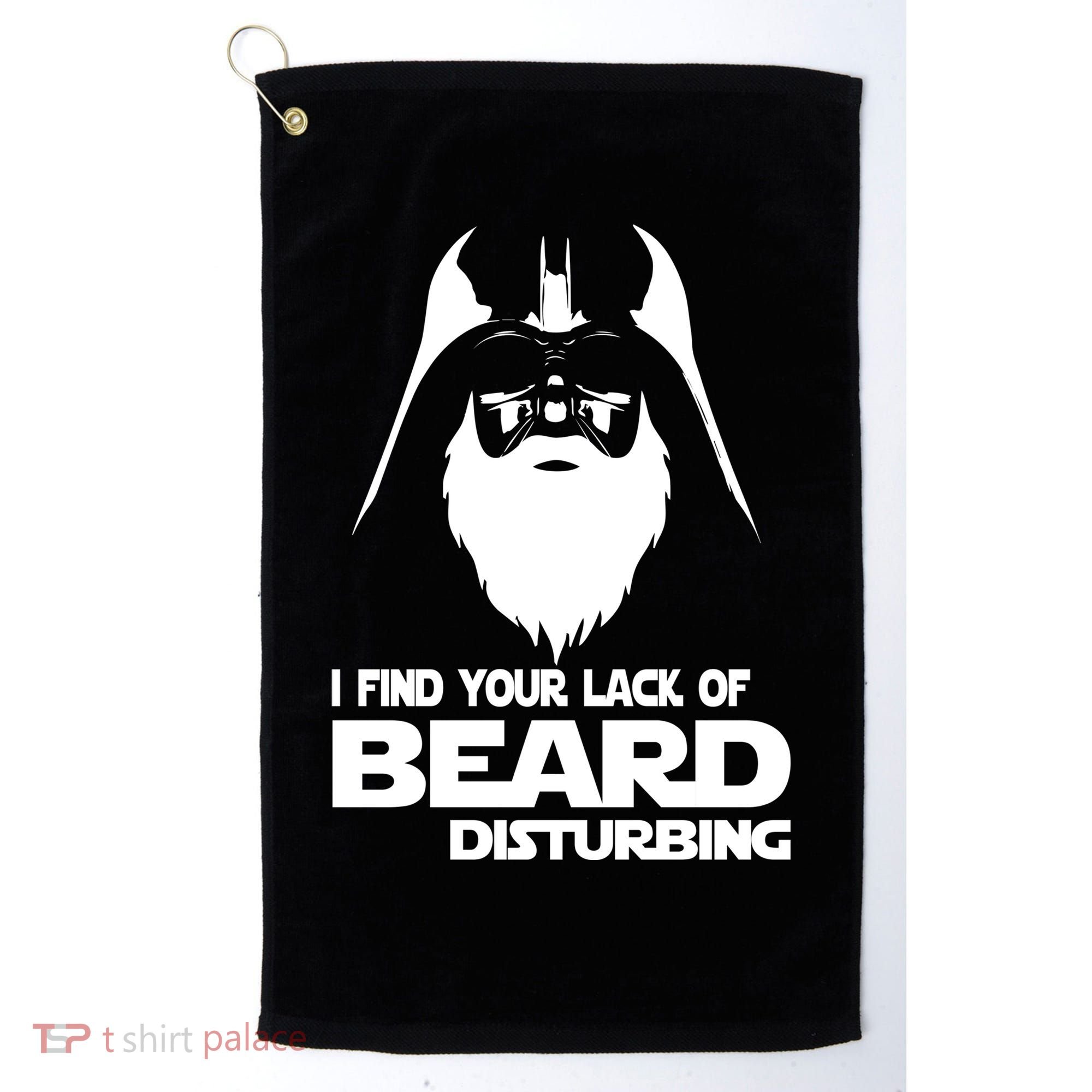 Lack Of Beard Disturbing Golf Towel