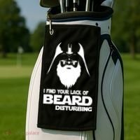 Lack Of Beard Disturbing Golf Towel thumb 2