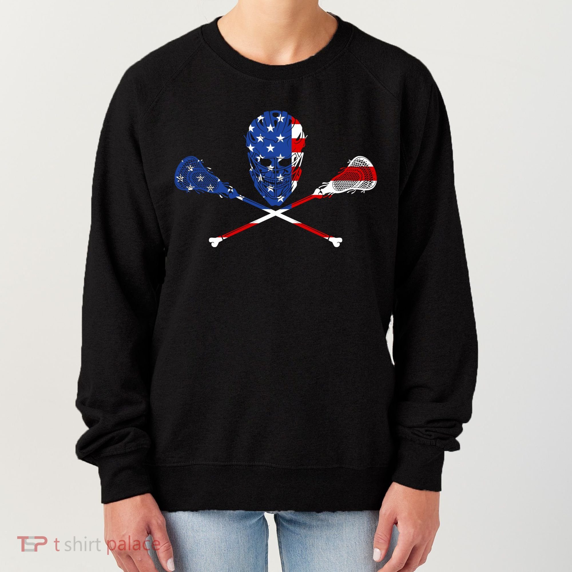 Lacrosse Flag Women's Sweatshirt