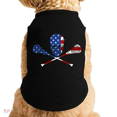 Lacrosse Flag Doggie Tank