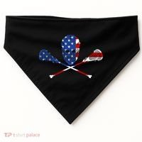 Lacrosse Flag USA-Made Doggie Bandana thumb 0