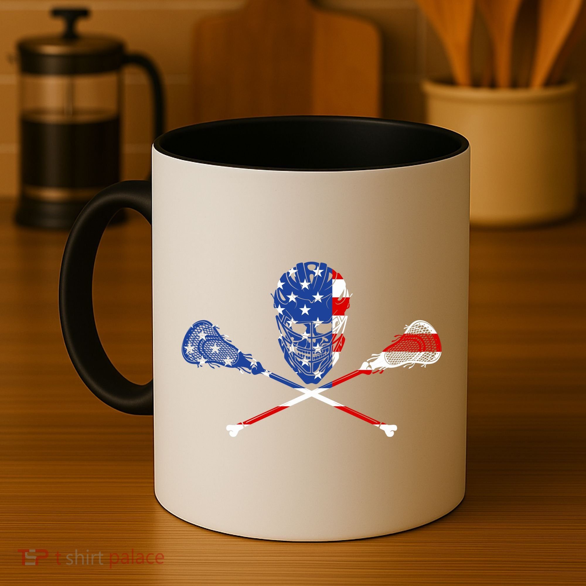 Lacrosse Flag Coffee Mug