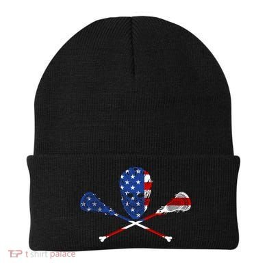 Lacrosse Flag Beanie