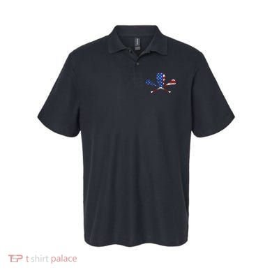 Lacrosse Flag Polo