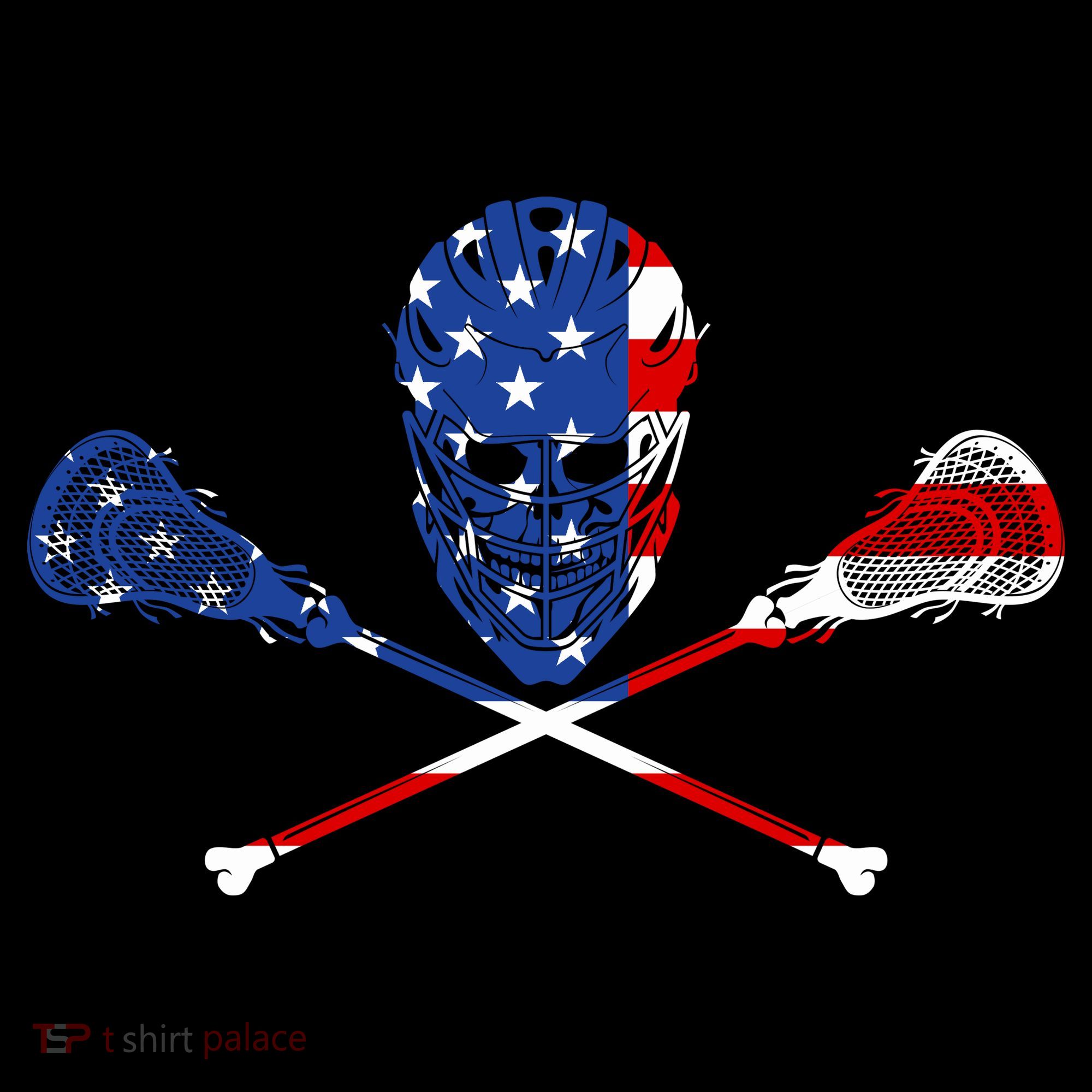 Lacrosse Flag Ornament