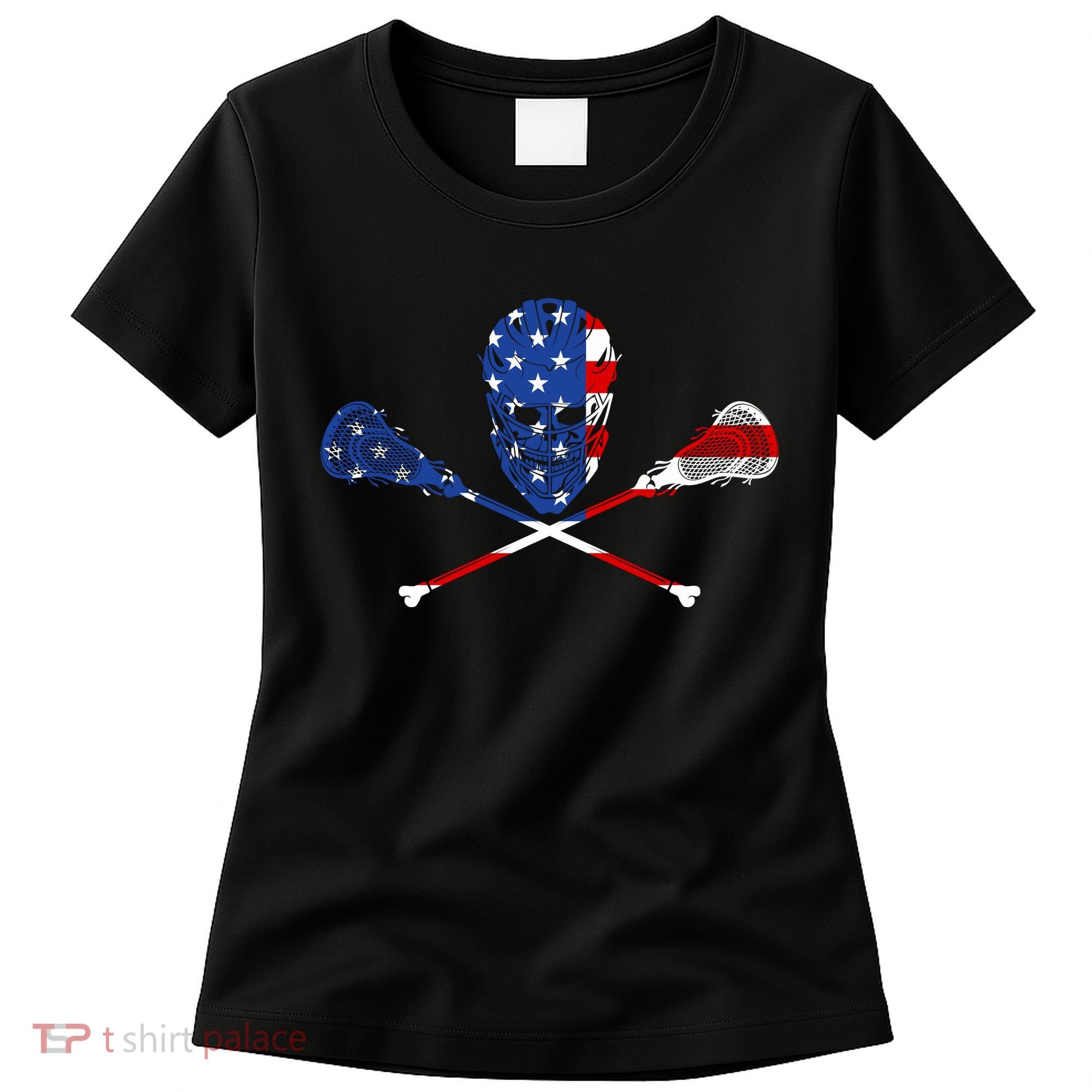 Lacrosse Flag Women's T-Shirt