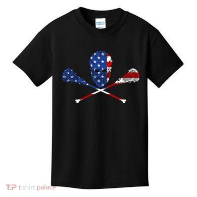 Lacrosse Flag Kids T-Shirt